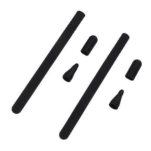 BESTonZON 2 Sätze Apfel-silikon-stifthülle Stylus Stiftetui Kieselgel Silikonhülle Handschrift von BESTonZON