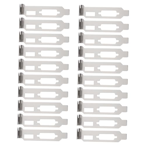 BESTonZON 20 STK Grafikkarte Pci Leer Computer Pci-erweiterungs-blindplatte Pci-steckplatz-blindplatte Lüftungsabweiser Belüftete Steckplatzabdeckung Gehäuse Stahl 2 u Weiß Chassis Halterung BESTonZON 20 STK Grafikkarte Pci Leer Computer Pci-erweiterungs-blindplatte Pci-steckplatz-blindplatte Lüftungsabweiser Belüftete Steckplatzabdeckung Gehäuse Stahl 2 u Weiß Chassis Halterung von BESTonZON
