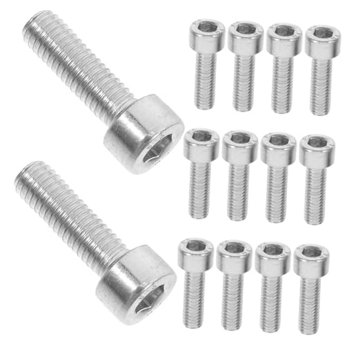 BESTonZON 20 Stück Zubehör für Benzin-Holzsägen kettensäge Sägeschraube Eisen Silver von BESTonZON