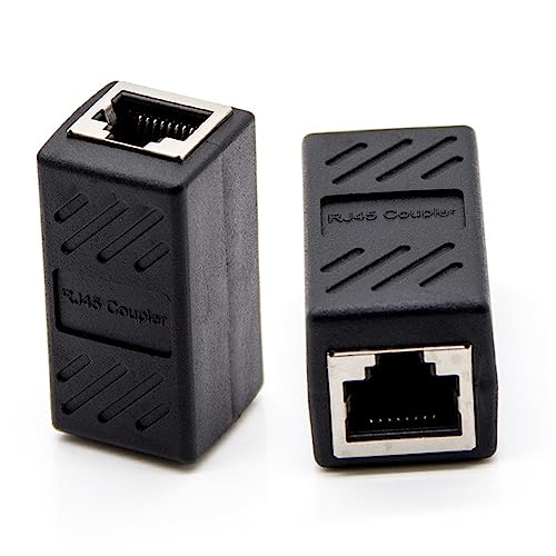 BESTonZON 2st Jst- Adapter Kleine Anschlüsse Kabelverschraubung Ethernet-koppler Ethernet-Extender Netzwerk-LAN- Splitter Rj45 Verlängerung von BESTonZON