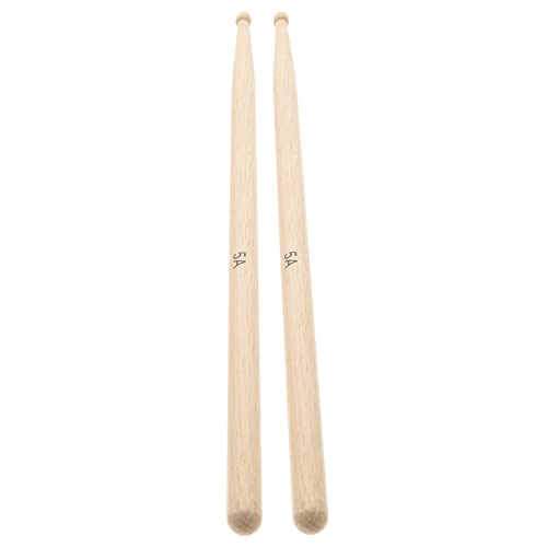 BESTonZON Drumsticks Aus Walnussholz 2er-pack Güteklasse 5a Leicht und für Verschiedene Schlagzeug-auftritte Geeignet von BESTonZON