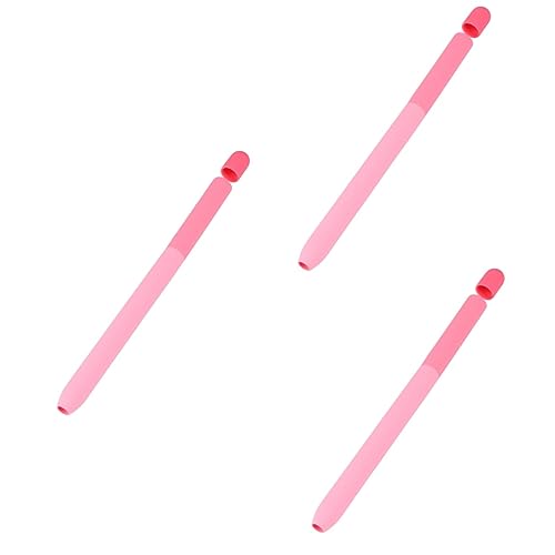 BESTonZON 3 STK Applepencil Pen Schutzhülle Der Ersten Generation Bleistifthülle Etui Kompatibel Für Bleistift 1 Eingabestift Bleistift-silikonhülle Stylus-hülle Handschrift Mäppchen von BESTonZON