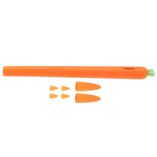 BESTonZON 3 Stück Stylus-Hülle Stylus-Schutzhülle Karotte Stylus-Schutzhülle Für Stylus-Stift Schutzhülle Stylus-Abdeckung Stylus-Pinsel Stylus-Stift-Abdeckung Hülle Für von BESTonZON
