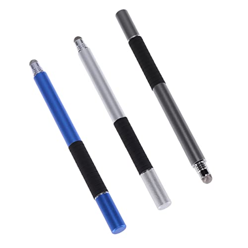 BESTonZON 3 Stück 2 1 multifunktionsstift multifunktions Stift digitaler Stift zum Malen Zeichentabletten Stift Touchscreen-Stift Kapazitive Stifte für Computer Metall Kapazitiver Stift Tuch von BESTonZON