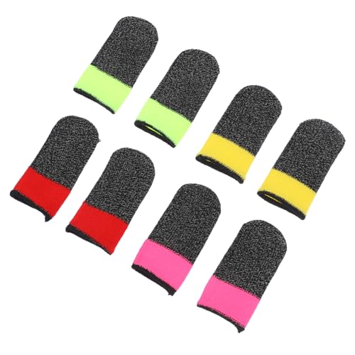 BESTonZON 4 Paar Touchscreen-Gaming-Fingerhülle Spielfinger-Abdeckung Praktische Gaming-Hülle Spiel-Daumenhülle Handy- Multifunktions-Faser Rutschfeste Schutzhülle BESTonZON 4 Paar Touchscreen-Gaming-Fingerhülle Spielfinger-Abdeckung Praktische Gaming-Hülle Spiel-Daumenhülle Handy- Multifunktions-Faser Rutschfeste Schutzhülle von BESTonZON