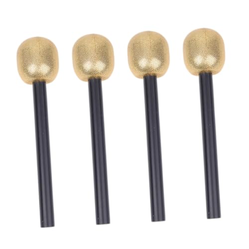 BESTonZON 4 Stück Requisiten Für Simulationsmikrofone Mikrofon Simulieren Sie EIN Mikrofonspielzeug -mikrofon Gefälschtes Mikrofon Golden Sport BESTonZON 4 Stück Requisiten Für Simulationsmikrofone Mikrofon Simulieren Sie EIN Mikrofonspielzeug -mikrofon Gefälschtes Mikrofon Golden Sport von BESTonZON