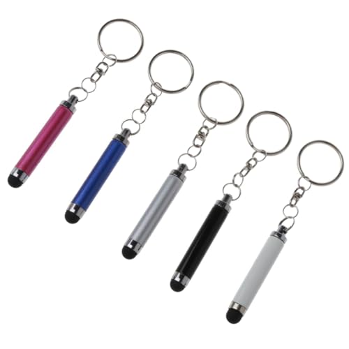 BESTonZON 5St tragbarer Handstift Stift für Telefon Touchscreen-Stift als Schlüsselanhänger Eingabestift Stift mit Schlüsselanhänger kapazitiver Stift Mini feiner Stift BESTonZON 5St tragbarer Handstift Stift für Telefon Touchscreen-Stift als Schlüsselanhänger Eingabestift Stift mit Schlüsselanhänger kapazitiver Stift Mini feiner Stift von BESTonZON
