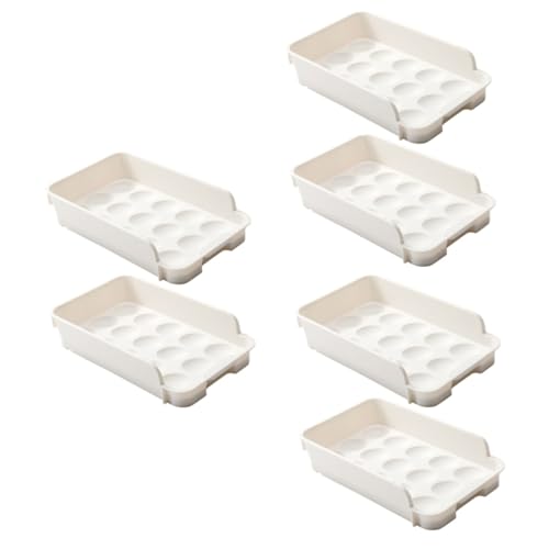 BESTonZON 6 Stk Schublade Eierkarton Eierzubehör Eierablage Wiederverwendbare Eierschublade Eierschale Für Den Haushalt Verdickte Eierschale Gefrierfach Weiß Kühlschrank Teufel Keramik BESTonZON 6 Stk Schublade Eierkarton Eierzubehör Eierablage Wiederverwendbare Eierschublade Eierschale Für Den Haushalt Verdickte Eierschale Gefrierfach Weiß Kühlschrank Teufel Keramik von BESTonZON