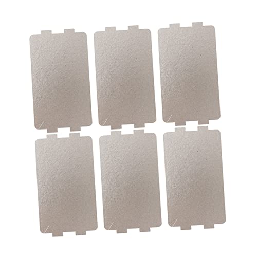 BESTonZON 6 Stück Blatt Mikrowellen-Glimmerflocken Wellenleiterabdeckung Für Mikrowelle Abdeckung Zum Kochen In Der Mikrowelle Mikrowellenfarbe Mikrowellenherd Ersatzteile Glimmerplatte BESTonZON 6 Stück Blatt Mikrowellen-Glimmerflocken Wellenleiterabdeckung Für Mikrowelle Abdeckung Zum Kochen In Der Mikrowelle Mikrowellenfarbe Mikrowellenherd Ersatzteile Glimmerplatte von BESTonZON