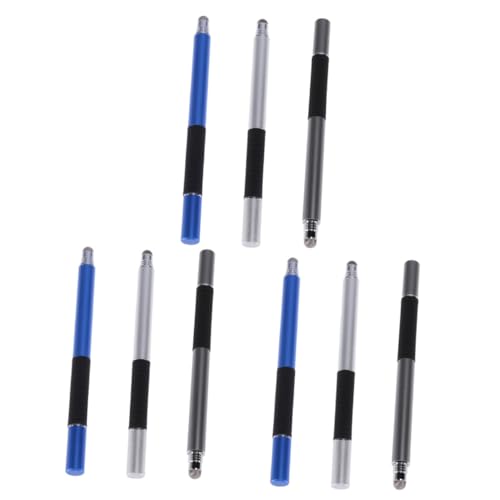 BESTonZON 9 Stück 2 Zeichnung Malstift Bildschirm multifunktionsstift multifunktions Stift metallstift Touchscreen-Stift Kapazitive Stifte für Computer Rechner Kapazitiver Stift Schreibgerät von BESTonZON