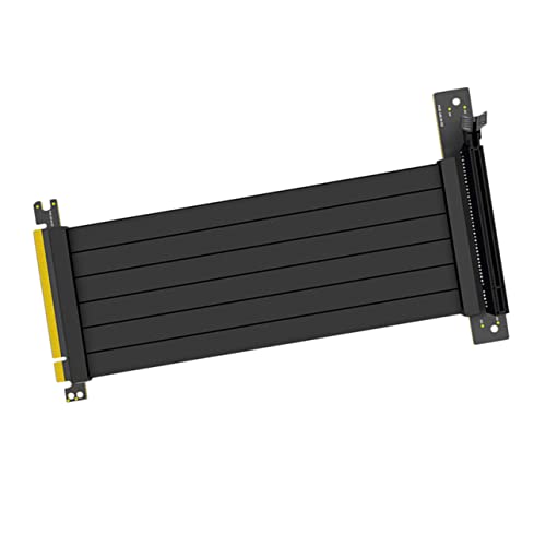 BESTonZON Grafikkartenverlängerung 16x Pci-e 3.0 Riser-Kabel Stabiles Signal 90° Port-Adapter von BESTonZON