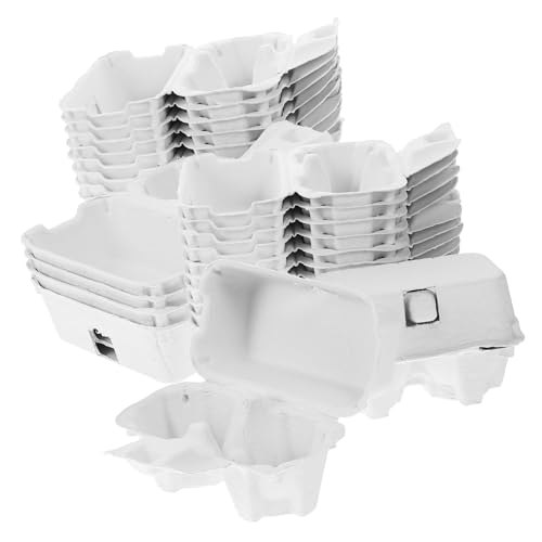 BESTonZON 96 Stk Behälter für den Kühlschrank Paletten Behälter für Kühlschrank Mini-Container Papierteller Ei Schüttgut Pulpe-Box flache Schuhe Tablett Zellstoff BESTonZON 96 Stk Behälter für den Kühlschrank Paletten Behälter für Kühlschrank Mini-Container Papierteller Ei Schüttgut Pulpe-Box flache Schuhe Tablett Zellstoff von BESTonZON