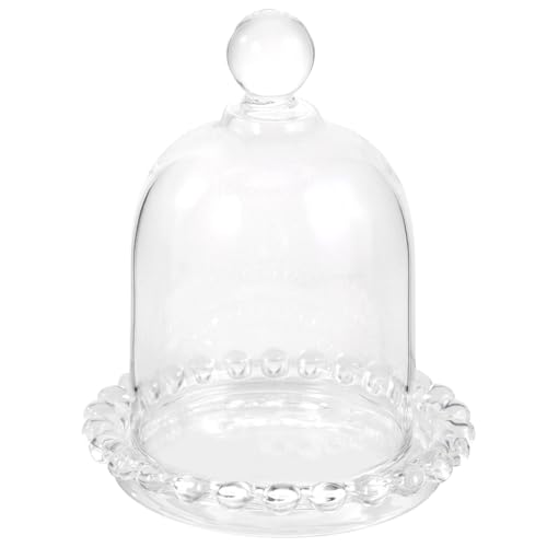 BESTonZON Glasabdeckung Tablett Hochzeitstortenständer Butterkuchen-Pflanzentablett Keksdose Butterdose Aus Glas Mit Deckel Partyzubehör Obsttablett Gebäck-Ausstellungsständer BESTonZON Glasabdeckung Tablett Hochzeitstortenständer Butterkuchen-Pflanzentablett Keksdose Butterdose Aus Glas Mit Deckel Partyzubehör Obsttablett Gebäck-Ausstellungsständer von BESTonZON