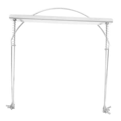 BESTonZON Mundharmonika-Ständer Mundharmonika Stütze Ergonomischer Halter Nackenhalter Mundharmonika Nackenhalterung Zubehör für Musikinstrumente Mundharmonika-Harfengestell Metall Silver von BESTonZON