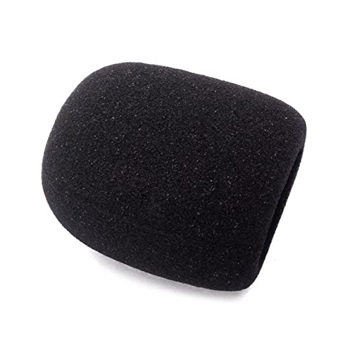 BESTonZON 40mm Mikrofon Kappe Mic Filter Schild Schwamm Abdeckung Windschutzscheibe für Aufnahme von BESTonZON