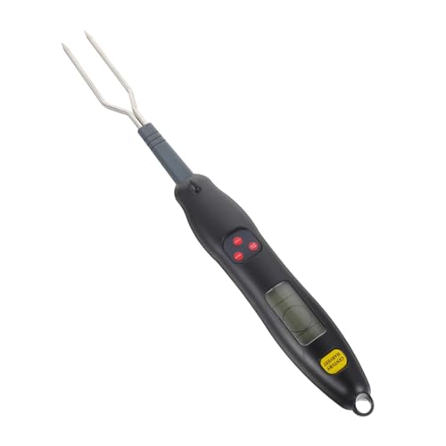 BESTonZON Temperaturgabel für Bbq und Grill Elektronisches Fleischthermometer mit Präziser Temperaturanzeige für Grill und Smoker für Fleisch und Andere von BESTonZON