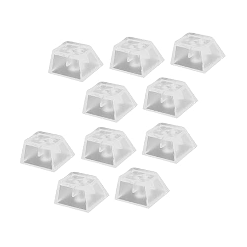 BESTonZON Transparente Tastenkappen Für Mechanische Tastaturen Schutzkappen Für Gaming Tastaturen Lichtdurchlässige Keycaps Für Keyboard Enthusiasten Originalhöhe von BESTonZON