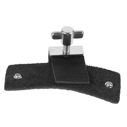 BESTonZON Leder-drum-dämpferpolster Drum-dämpfer Kleiner Drum- Einfache Installation/entfernung Schwarz für Das Üben Zu Hause von BESTonZON