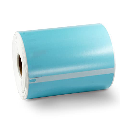 BETCKEY - 1 Rolle Blau Versandetiketten (Extragroß) Kompatibel mit DYMO S0904980, 104mm x 159mm, 220 Farbige Etiketten für LabelWriter und 4XL von BETCKEY