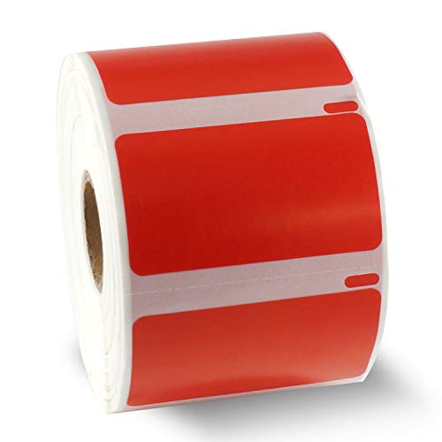BETCKEY - 1 Rolle Rot Mehrzwecketiketten Kompatibel mit DYMO 11354(S0722540), 57mm x 32mm, 1000 Farbige Etiketten für LabelWriter 450 Serie und 4XL von BETCKEY