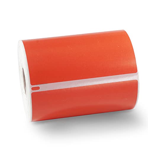 BETCKEY - 1 Rolle Rot Versandetiketten (Extragroß) Kompatibel mit DYMO S0904980, 104mm x 159mm, 220 Farbige Etiketten für LabelWriter und 4XL von BETCKEY