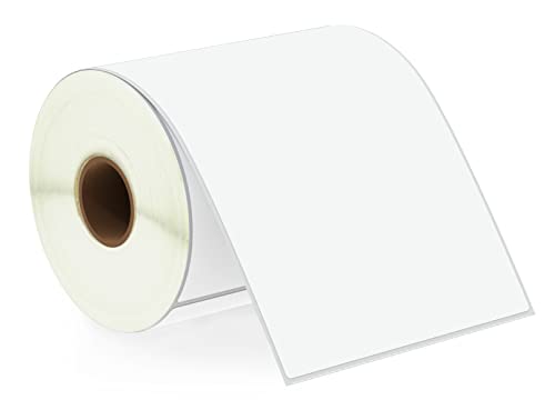 BETCKEY - 102mm x 127mm(4 in x 5 in) Perforierte Große Versandart Mehrzweck Thermoetiketten Kompatibel mit Zebra und weiteren Druckern [1 Rolle/350 Etiketten] von BETCKEY