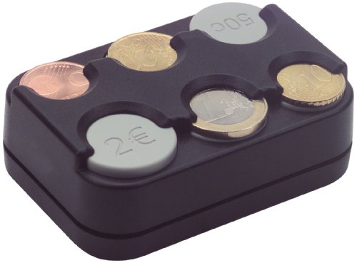 0857 Euro-Money-Box Münzbox mit 6 Fächern von BETEC