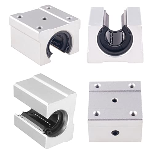 BEVDICNC SBR20UU 4 Stück silders Open Linear Motion Bearing Gleitblock 3D-Drucker CNC-Teile BEVDICNC SBR20UU 4 Stück silders Open Linear Motion Bearing Gleitblock 3D-Drucker CNC-Teile von BEVDICNC