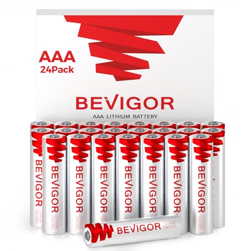 BEVIGOR AAA Lithium-Batterien 24 Stück, 1.5V 1200mAh High Capacity AAA-Batterien, Nicht Wiederaufladbare AAA-Batterien, Geeignet Für Taschenlampen, Spielzeug und Andere Arten von Haushaltsgeräten BEVIGOR AAA Lithium-Batterien 24 Stück, 1.5V 1200mAh High Capacity AAA-Batterien, Nicht Wiederaufladbare AAA-Batterien, Geeignet Für Taschenlampen, Spielzeug und Andere Arten von Haushaltsgeräten von BEVIGOR