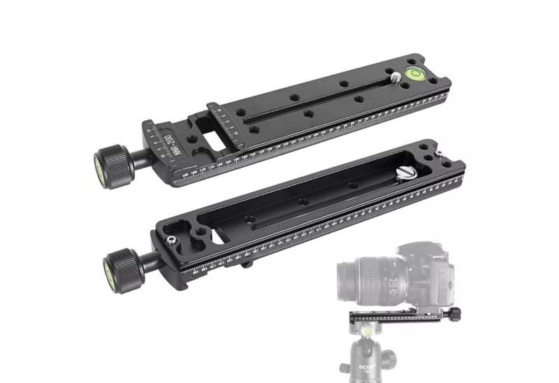 BEXIN 200mm Nodal Rail Slide Schnellwechselplatte für DSLR-Stativkopf Kamerastativ von BEXIN