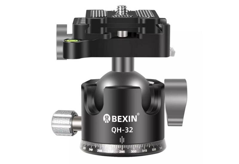 BEXIN 360° Panorama-Kugelkopf niedrigem Schwerpunkt Platte für DSLR Kamerastativ von BEXIN