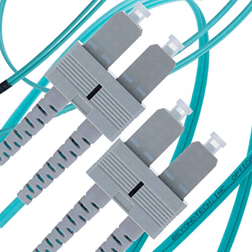 BEYONDTECH LWL Patchkabel SC SC OM4 - Glasfaser Multimode Duplex (3 Meter) UPC/UPC - 50/125 40G (LSZH) von BEYONDTECH