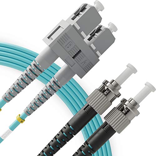 BEYONDTECH LWL Patchkabel SC ST OM4 - Glasfaser Multimode Duplex (6 Meter) UPC/UPC - 50/125 40G (LSZH) von BEYONDTECH