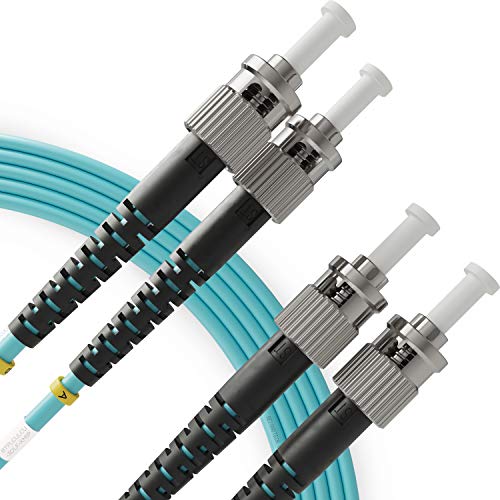 BEYONDTECH LWL Patchkabel ST ST OM4 - Glasfaser Multimode Duplex (15 Meter) UPC/UPC - 50/125 40G (LSZH) von BEYONDTECH
