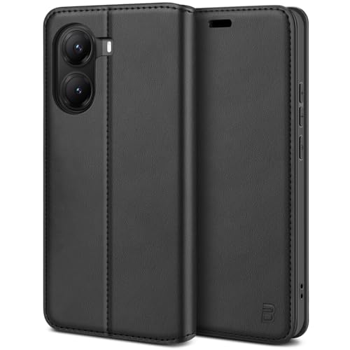 BEZ Handyhülle für Poco X7 Pro Hülle, Premium Tasche Kompatibel mit Xiaomi Poco X7 Pro, Tasche Case Schutzhüllen aus Klappetui mit Kreditkartenhaltern, Ständer, Magnetverschluss, Schwarz BEZ Handyhülle für Poco X7 Pro Hülle, Premium Tasche Kompatibel mit Xiaomi Poco X7 Pro, Tasche Case Schutzhüllen aus Klappetui mit Kreditkartenhaltern, Ständer, Magnetverschluss, Schwarz von BEZ