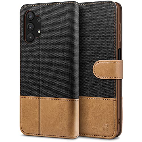 BEZ Handyhülle für Samsung Galaxy A32 5G Hülle, Tasche Kompatibel mit Samsung A32 5G, Schutzhüllen aus Klappetui mit Kreditkartenhaltern, Ständer, Magnetverschluss, Schwarz BEZ Handyhülle für Samsung Galaxy A32 5G Hülle, Tasche Kompatibel mit Samsung A32 5G, Schutzhüllen aus Klappetui mit Kreditkartenhaltern, Ständer, Magnetverschluss, Schwarz von BEZ