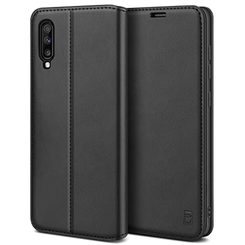 BEZ Handyhülle für Samsung Galaxy A70 Hülle, Premium Tasche Kompatibel für Samsung A70, Schutzhüllen aus Klappetui mit Kreditkartenhaltern, Ständer, Magnetverschluss, Schwarz BEZ Handyhülle für Samsung Galaxy A70 Hülle, Premium Tasche Kompatibel für Samsung A70, Schutzhüllen aus Klappetui mit Kreditkartenhaltern, Ständer, Magnetverschluss, Schwarz von BEZ