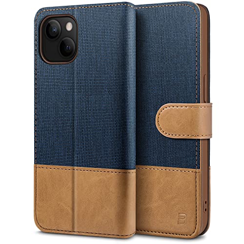 BEZ Handyhülle für iPhone 13 Hülle, Tasche Kompatibel für iPhone 13, Schutzhüllen aus Klappetui mit Kreditkartenhaltern, Ständer, Magnetverschluss, Blaue Marine BEZ Handyhülle für iPhone 13 Hülle, Tasche Kompatibel für iPhone 13, Schutzhüllen aus Klappetui mit Kreditkartenhaltern, Ständer, Magnetverschluss, Blaue Marine von BEZ