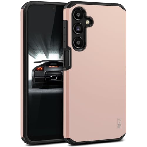 BEZ Hülle für Samsung Galaxy A16 5G Hülle, Handyhülle Tasche Stoßfestes Kompatibel mit Samsung A16 5G, [Heavy Duty Serie] Outdoor Dual Layer Armor Case Handy Schutzhülle Robuste, Rosa Gold von BEZ