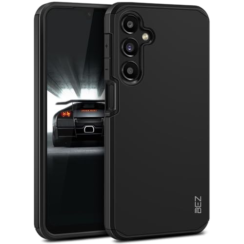 BEZ Hülle für Samsung Galaxy A16 5G Hülle, Handyhülle Tasche Stoßfestes Kompatibel mit Samsung A16 5G, [Heavy Duty Serie] Outdoor Dual Layer Armor Case Handy Schutzhülle Robuste, Schwarz von BEZ