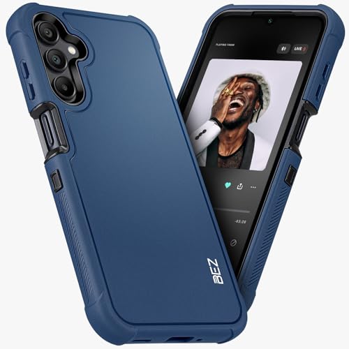 BEZ Hülle für Samsung Galaxy A16 5G Hülle, Robuste Hochleistungshülle, Militärqualität, Staubdichte, rutschfeste Dauerhafte Schutzhülle für Samsung A16 5G, Marine BEZ Hülle für Samsung Galaxy A16 5G Hülle, Robuste Hochleistungshülle, Militärqualität, Staubdichte, rutschfeste Dauerhafte Schutzhülle für Samsung A16 5G, Marine von BEZ