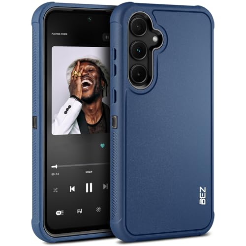 BEZ Handyhülle für Samsung Galaxy A35 5G Hülle, Robuste Hochleistungshülle, Militärqualität, Staubdichte, rutschfeste Dauerhafte Schutzhülle für Samsung A35 5G, Marine BEZ Handyhülle für Samsung Galaxy A35 5G Hülle, Robuste Hochleistungshülle, Militärqualität, Staubdichte, rutschfeste Dauerhafte Schutzhülle für Samsung A35 5G, Marine von BEZ