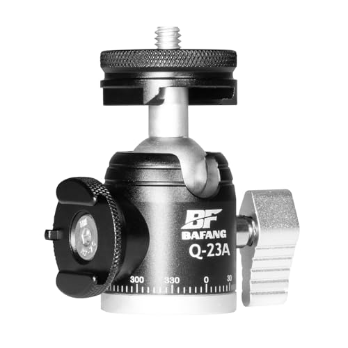 BF BAFANG Kugelkopf Stativkopf,360°Schwenkfuß,23mm Stativköpf mit 1/4 Zoll Schraube für Stativ,Einbeinstativ,DSLR Kamera BF BAFANG Kugelkopf Stativkopf,360°Schwenkfuß,23mm Stativköpf mit 1/4 Zoll Schraube für Stativ,Einbeinstativ,DSLR Kamera von BF BAFANG