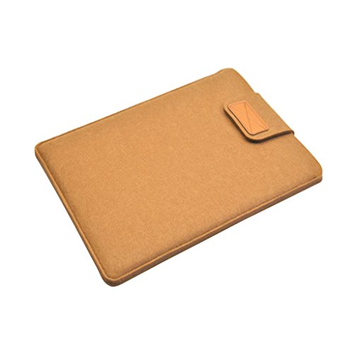 BigForest Laptop Cover Filz Tasche für 11" 13" 15" Laptop / Ultrabook - Notebooktasche z.B. kompatibel mit Apple, Samsung, Lenovo, Asus gelb gelb 28 cm (11 Zoll) von BF-notebook bag