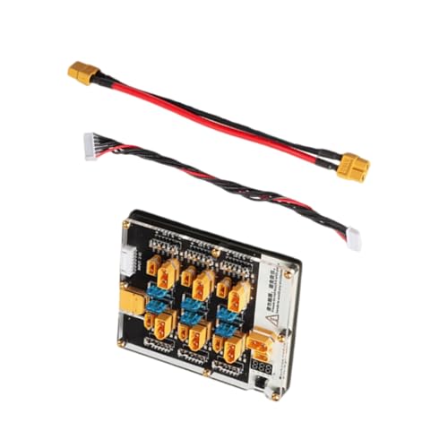 6 Port Akku Balanced Charging Board 40A XT60 XT30 Stecker Anschlüsse für 2-6S Batterien Lademodul Effizient 6 Port Akku Balanced Charging Board 40A XT60 XT30 Stecker Anschlüsse für 2-6S Batterien Lademodul Effizient von BFANGLC