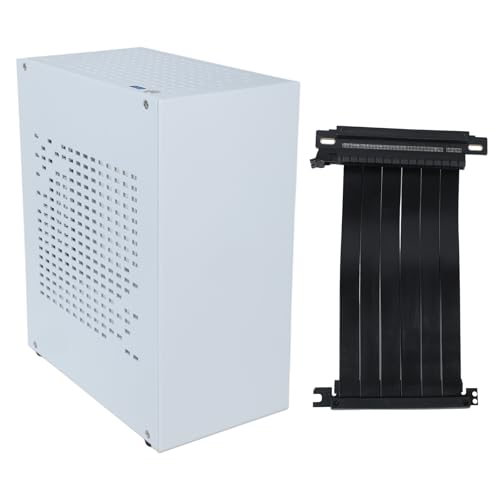 Aluminium-Gehäuse für ITX-Motherboards, USB 3.0, unterstützt RTX2070-Grafikkarte, 1U-Netzteil, PCIE3.0-Kabel von BFANGLC