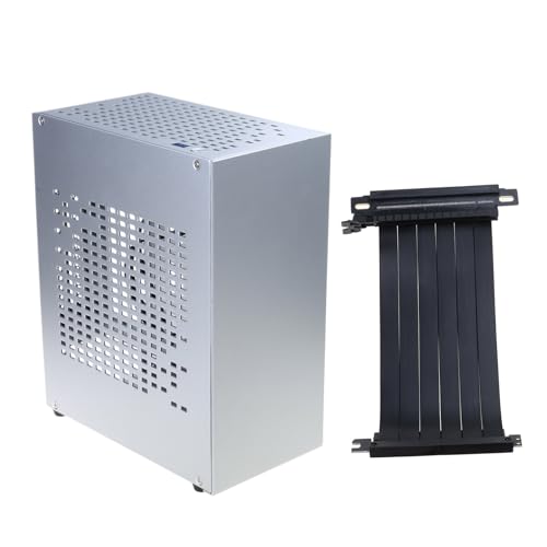 Aluminium-Gehäuse für ITX-Motherboards, USB 3.0, unterstützt RTX2070-Grafikkarte, 1U-Netzteil, PCIE3.0-Kabel Aluminium-Gehäuse für ITX-Motherboards, USB 3.0, unterstützt RTX2070-Grafikkarte, 1U-Netzteil, PCIE3.0-Kabel von BFANGLC