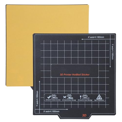 Aufkleber für 3D-Drucker, Heißbett-Aufkleber, Plattform, flexibles Blatt, Bodenplatte, Aufkleber, 180/235/310 mm, abnehmbare Matte Aufkleber für 3D-Drucker, Heißbett-Aufkleber, Plattform, flexibles Blatt, Bodenplatte, Aufkleber, 180/235/310 mm, abnehmbare Matte von BFANGLC