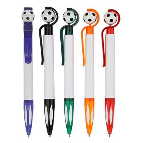 BFANGLC 5 Stück Fußball-Kugelschreiber, 1,0 mm Spitze, reibungslos, nachfüllbar, für Büro, Hotel, lustige Schreibstifte BFANGLC 5 Stück Fußball-Kugelschreiber, 1,0 mm Spitze, reibungslos, nachfüllbar, für Büro, Hotel, lustige Schreibstifte von BFANGLC