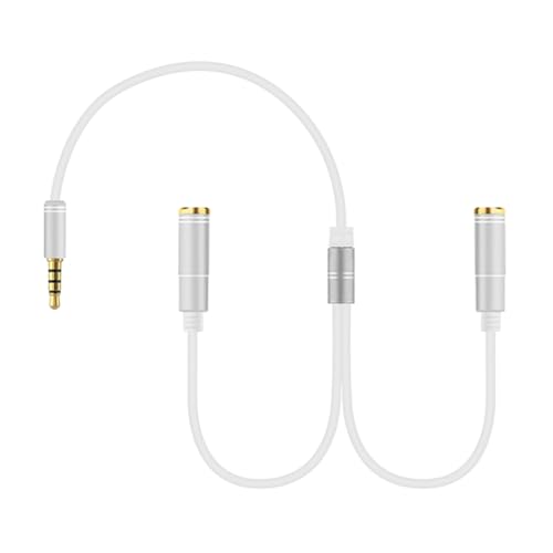 BFANGLC Doppel-Kopfhörer-Adapter mit Lautstärkeregler, klein, 2-in-1-Sound-Anschluss, Multifunktions-Sound-Splitter für Geräte von BFANGLC